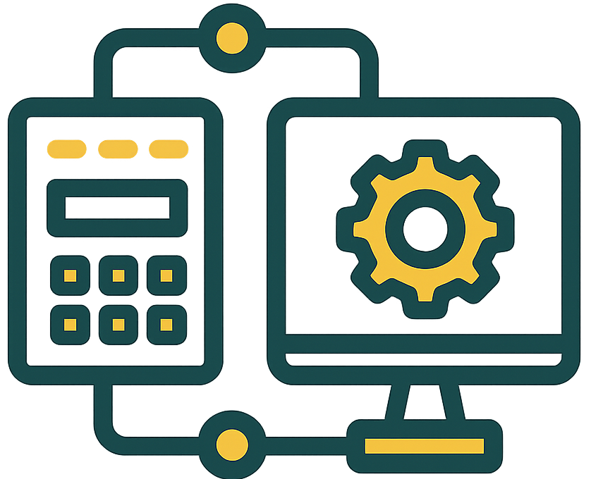 PLC DSC SCADA engineering icon